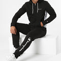 Champion Survêtement Complet à Capuche Noir Homme