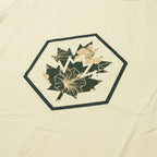 Kimland T-shirt Homme Imprimé Feuille Style Décontracté