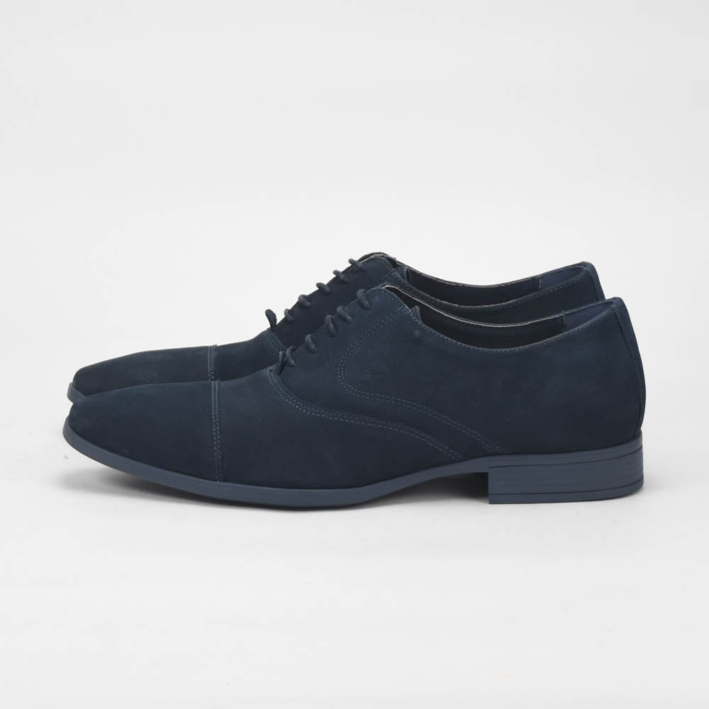 André Chaussures Richelieu Daim Bleu Élégant Homme