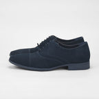 André Chaussures Richelieu Daim Bleu Élégant Homme