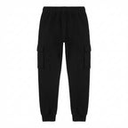 Depart Pantalon Jogging Cargo Noir Homme Coupe Slim
