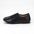 André Mocassins Élégants en Cuir Noir Femme