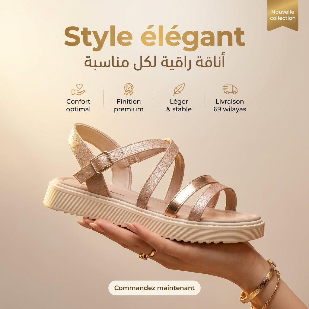 Safety Jogger Sandales Fille Élégantes Confortables