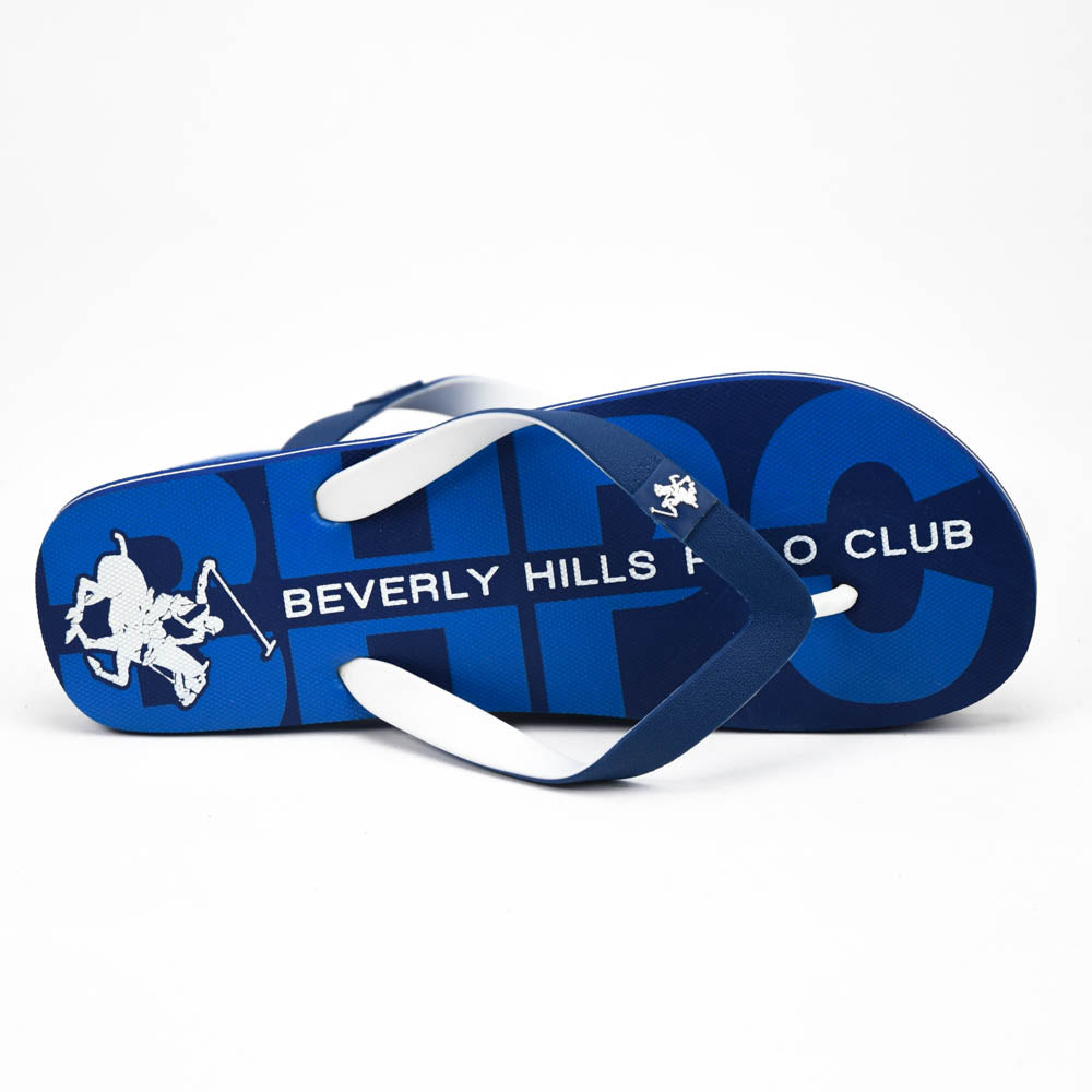Beverly Hills Polo Club Claquettes Logo Bleu Homme