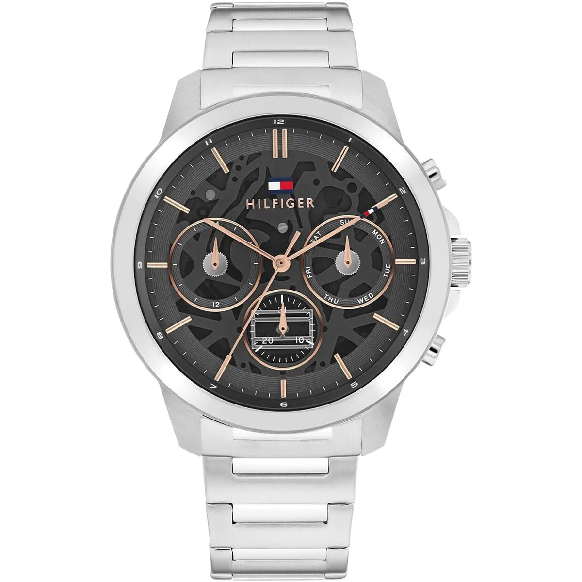 Tommy Hilfiger Montre Acier Inoxydable Élégante Homme