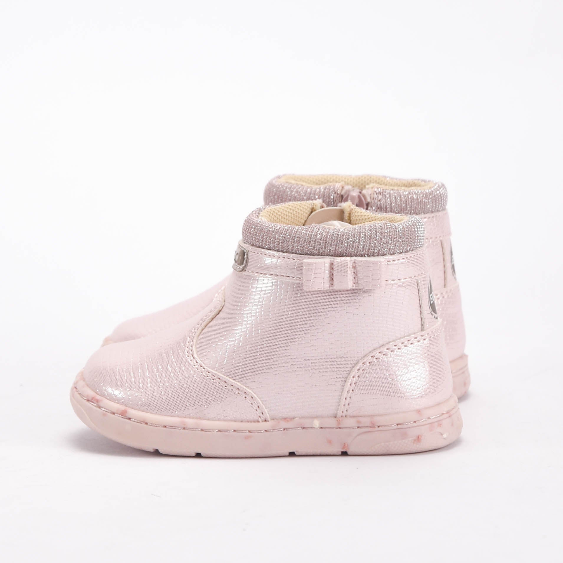 Chicco Bottines Souples Roses Brillantes Bébé Fille