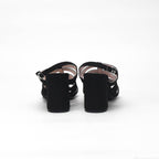 André Sandales à Talons Brides Noir Femme