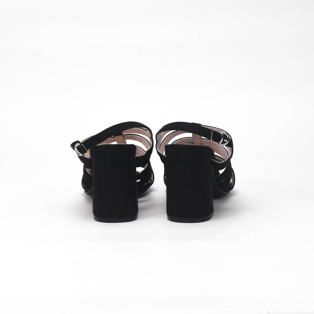 André Sandales à Talons Brides Noir Femme