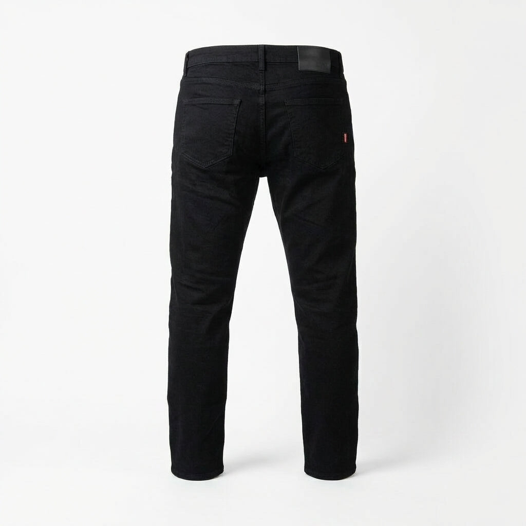 DEPART Jean Regular Noir Homme - Pantalon Classique Confortable