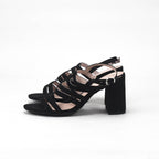 André Sandales à Talons Brides Noir Femme