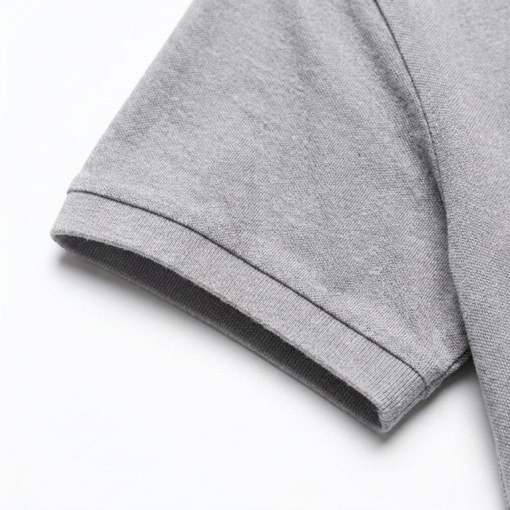 Kimland Polo Homme Gris Classique Élégant