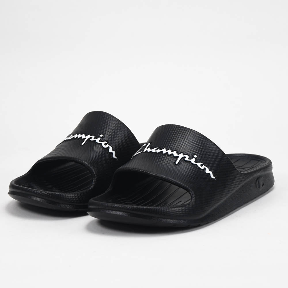 Champion Claquettes Logo Noir Confortable Homme