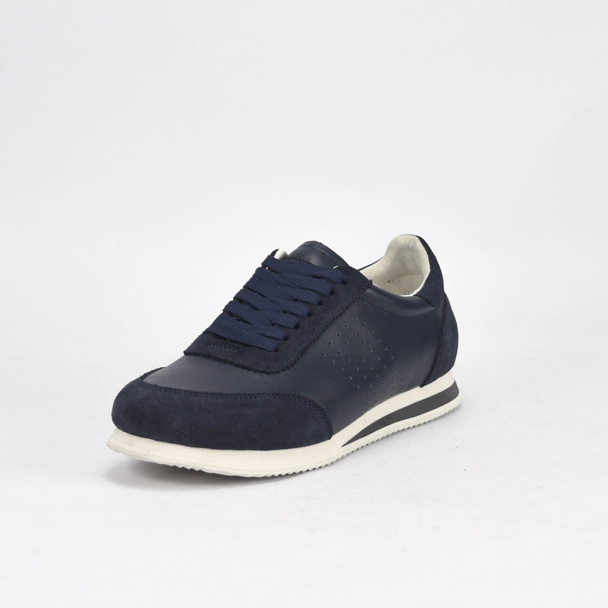 Brunello Cucinelli Baskets Cuir et Daim Élégantes Homme