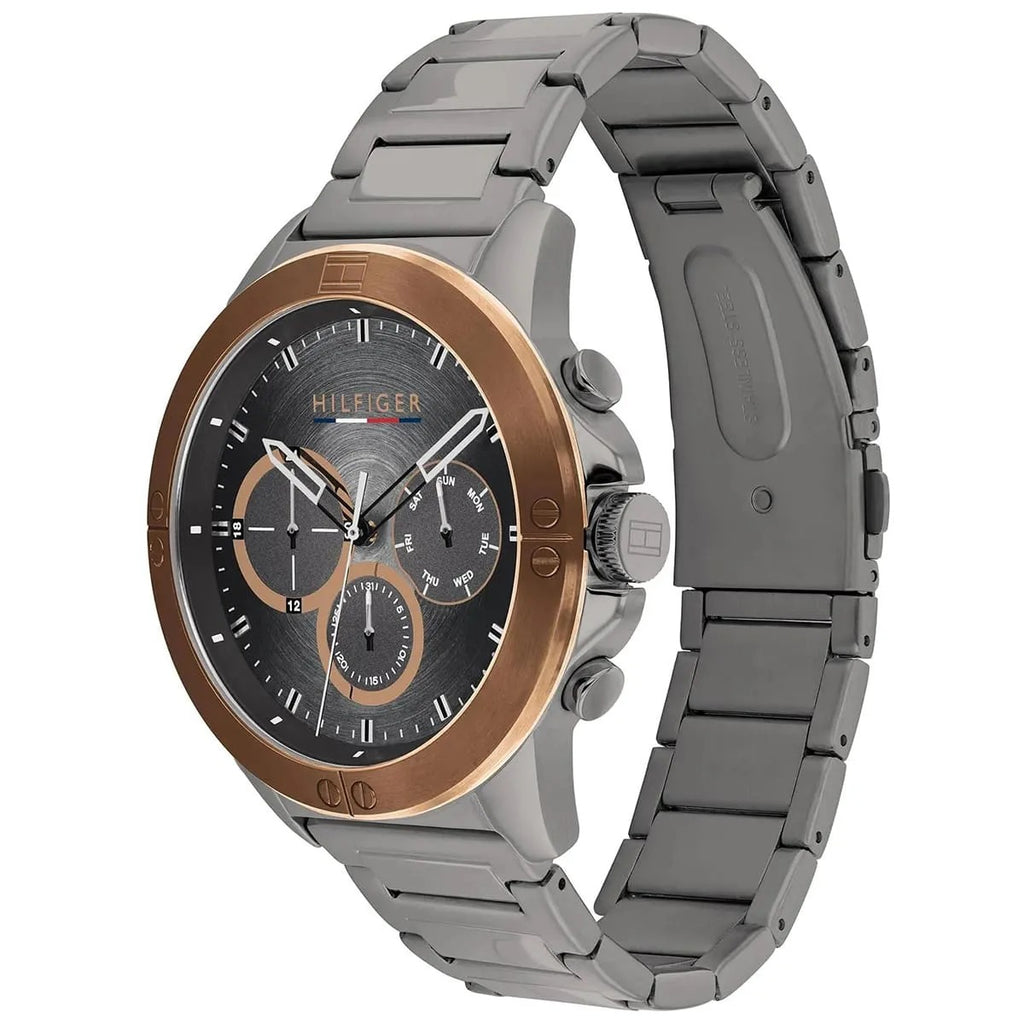 Montre Tommy Hilfiger Chronographe Acier Bicolore Homme
