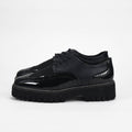 André Chaussures Derby Style Richelieu Noir Femme