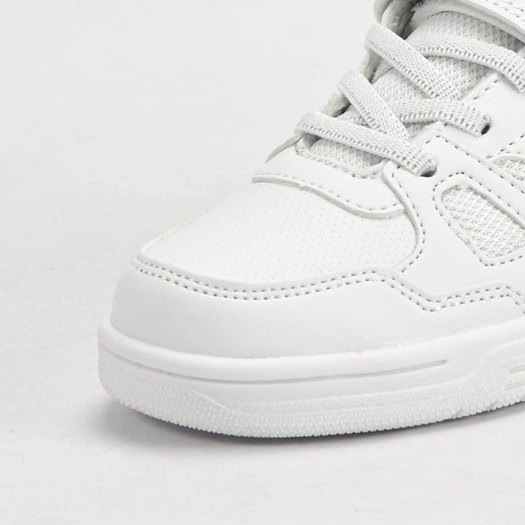 Champion Baskets Basses à Scratch Enfant Blanc