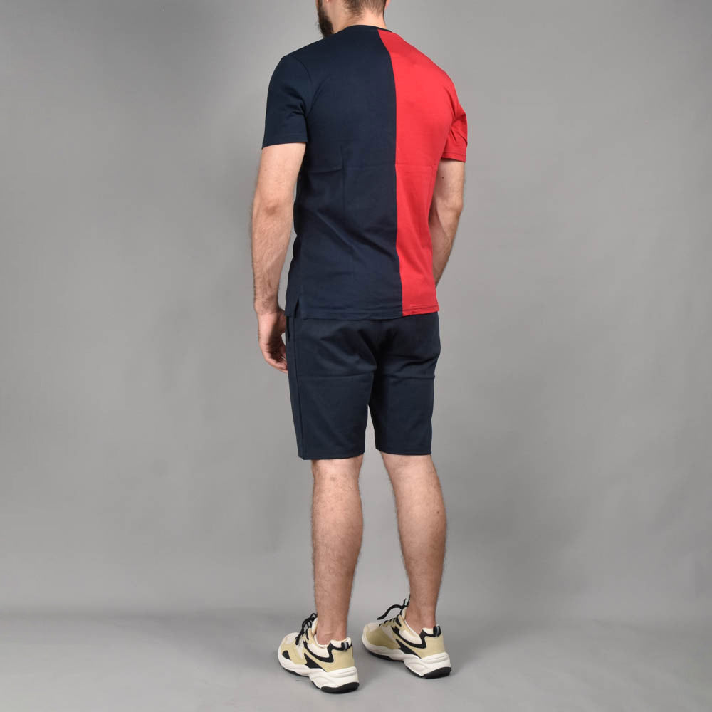 Hardone Ensemble T-shirt et Short Bicolore Homme