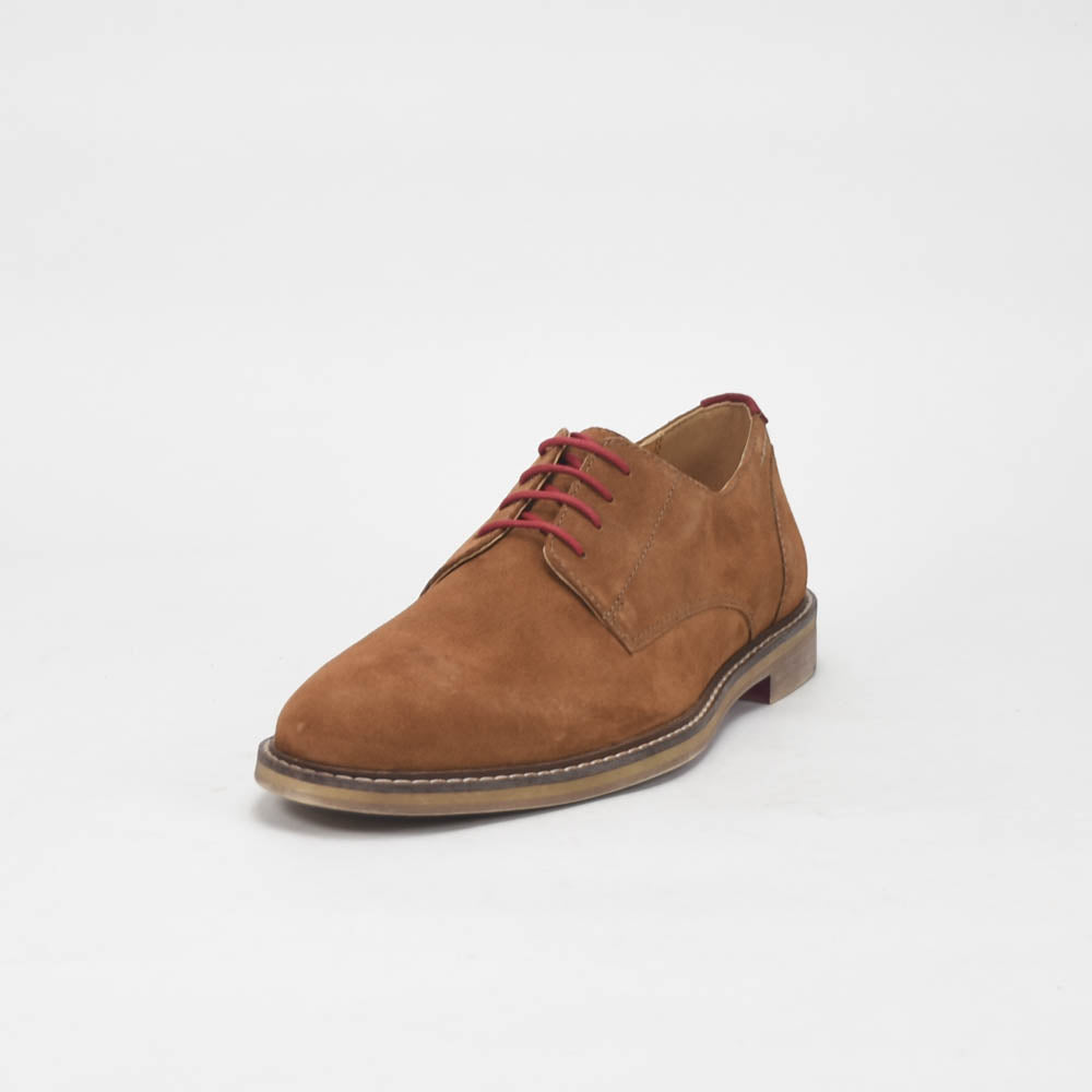 André Chaussures Derby en Daim Marron Élégantes Homme