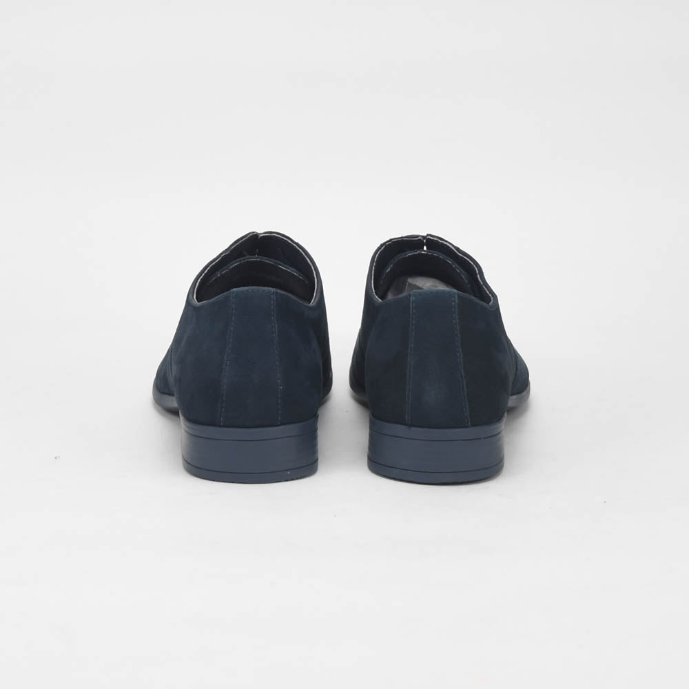 André Chaussures Richelieu Daim Bleu Élégant Homme