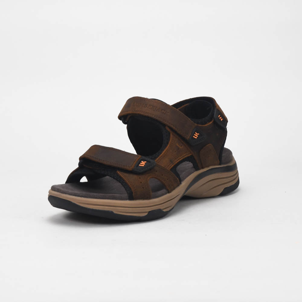 Lumberjack Sandales en Cuir Confortables Homme