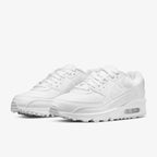 Nike Air Max 90 Baskets en Cuir Blanc Confortables