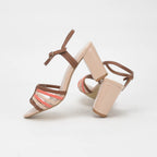 André Sandales à Talons Multicolores Élégantes Femme