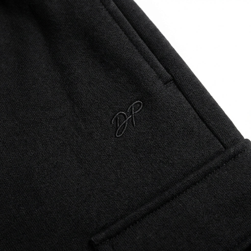 Depart Pantalon Jogging Cargo Noir Homme Coupe Slim