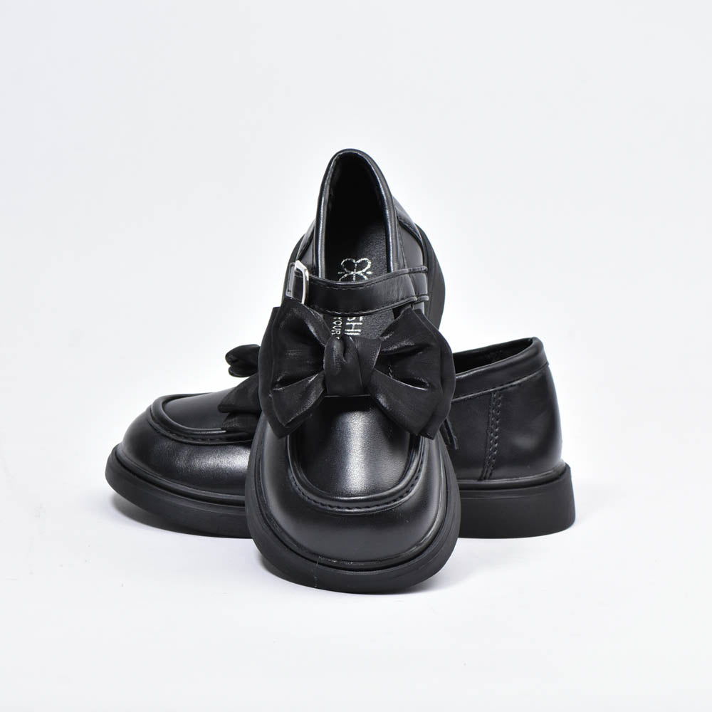Chaussure Princesse Noir boucle carré noeud papillion ﻿ 8
