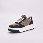 Kimland Baskets Plateforme Motif Monogramme Femme
