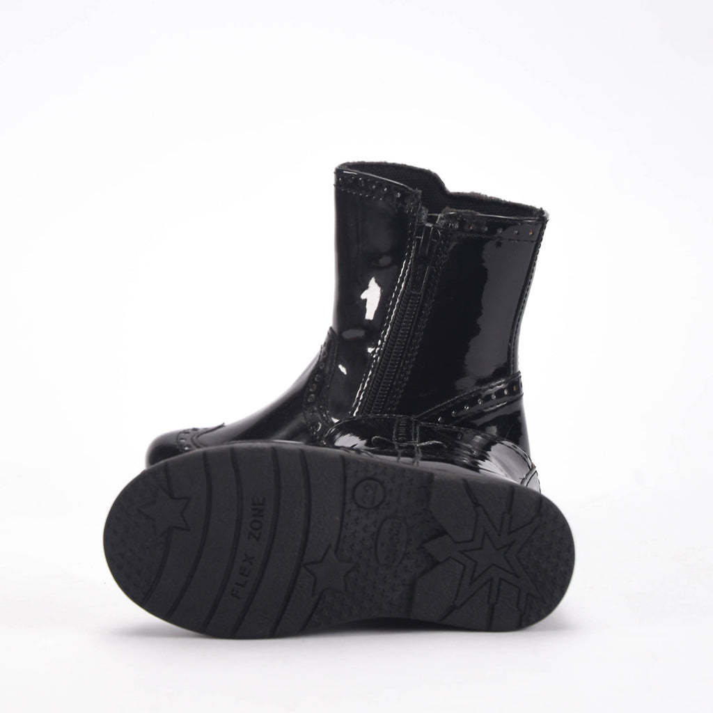 Chicco Bottines Vernies Noires Flex Zone Fille