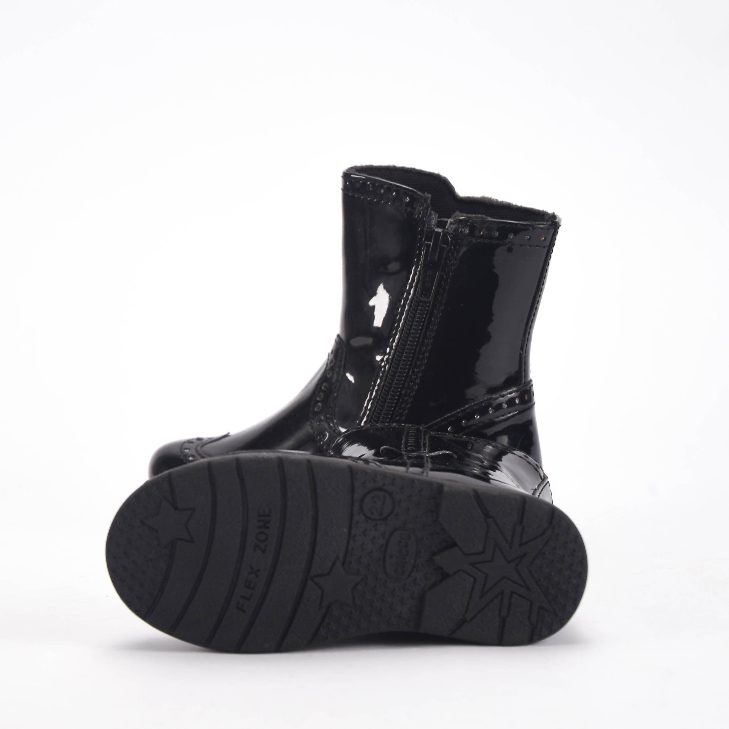 Chicco Bottines Vernies Noires Flex Zone Fille
