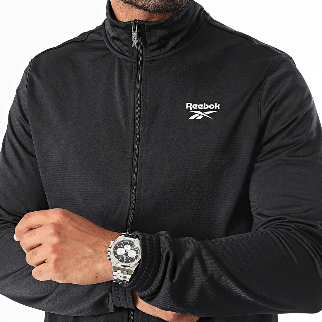 Reebok Veste de Survêtement Zippée Sport Homme