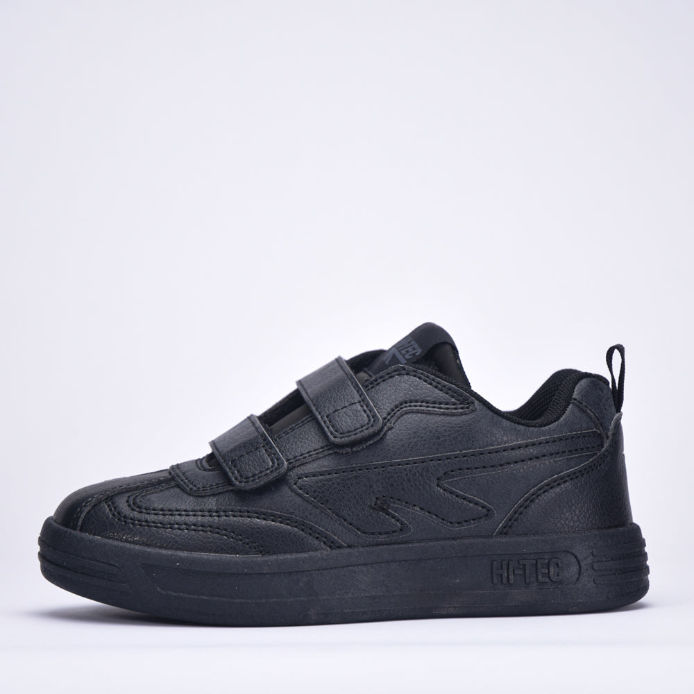Hi-Tec Baskets Scolaires à Scratch Noir Junior