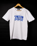 T-shirt BLANC ET BLEU  *TOKYO*