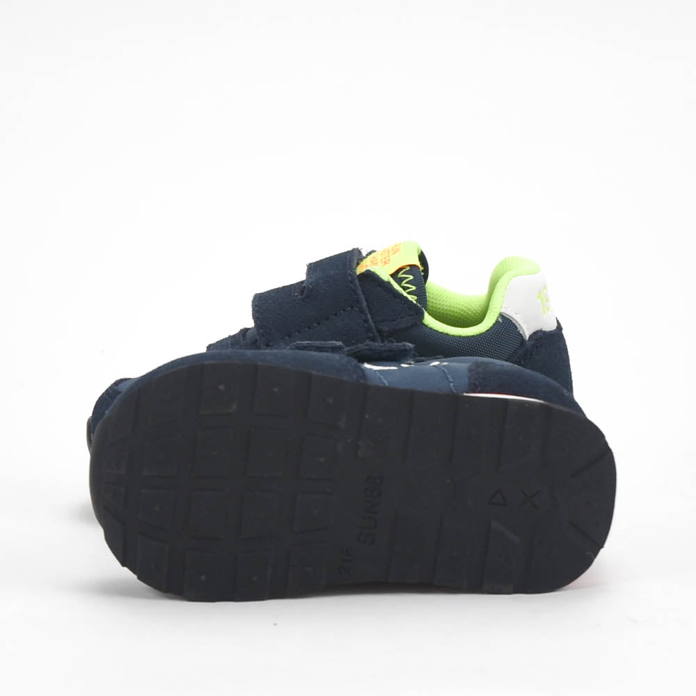 SUN68 Baskets Ally en Daim et Nylon pour Enfant