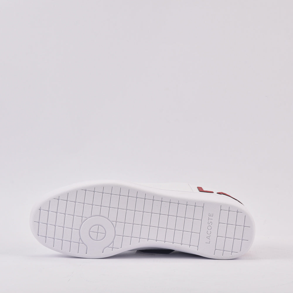 Lacoste Sneakers en Cuir Blanc Style Tennis Homme