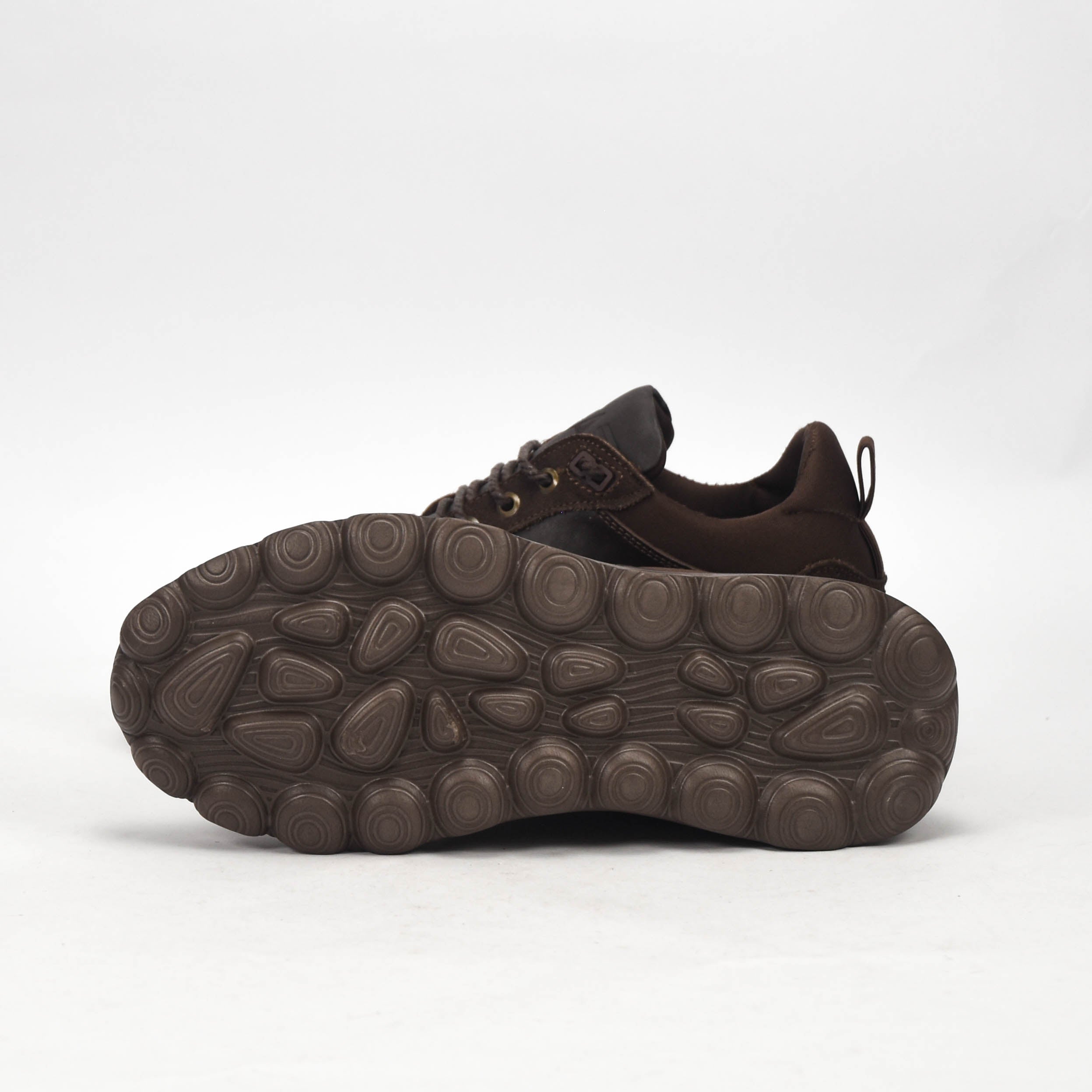Real Shoes Baskets Marron Confortables Homme