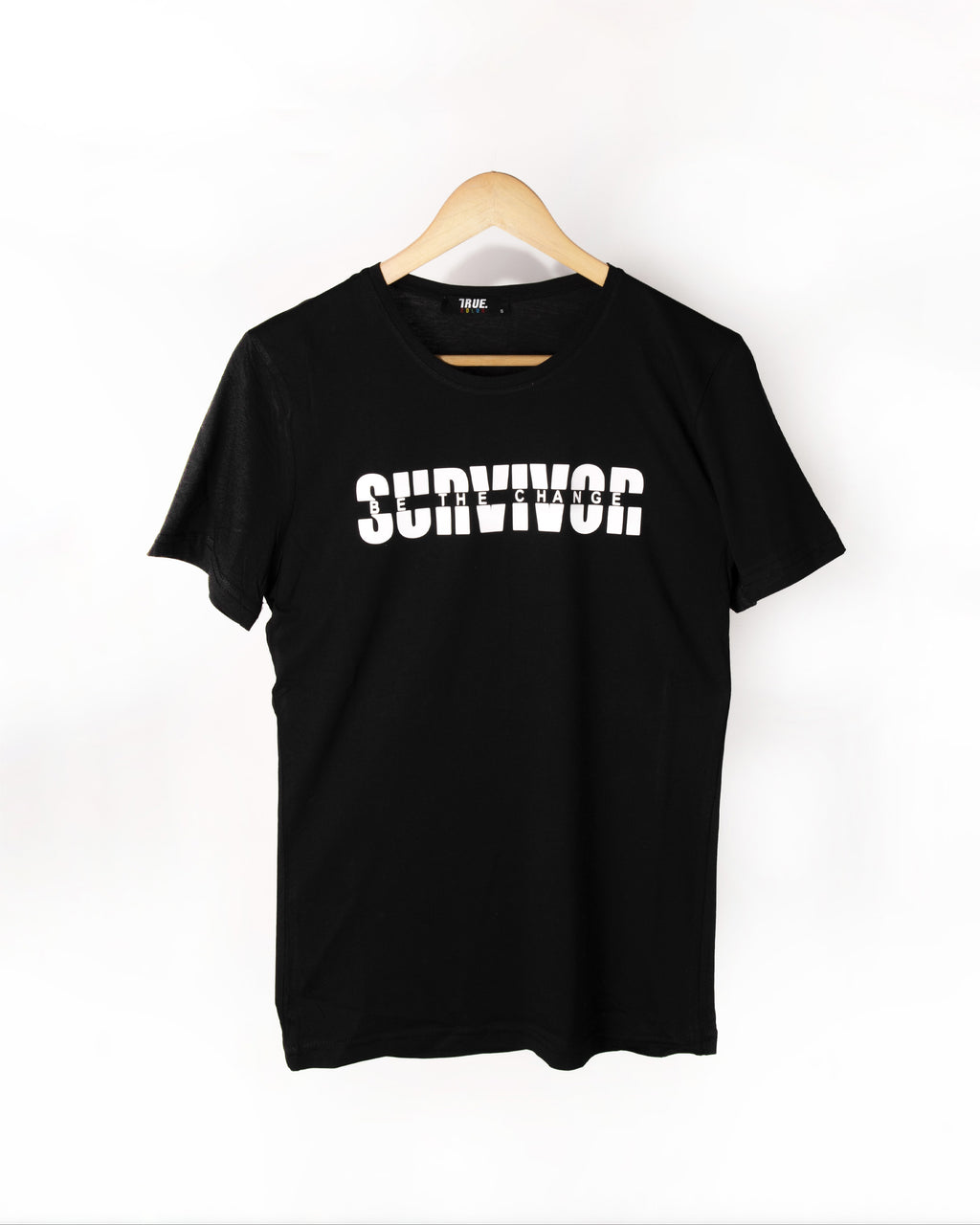 T-shirt NOIR SURVIVOR BE THE CHANGE