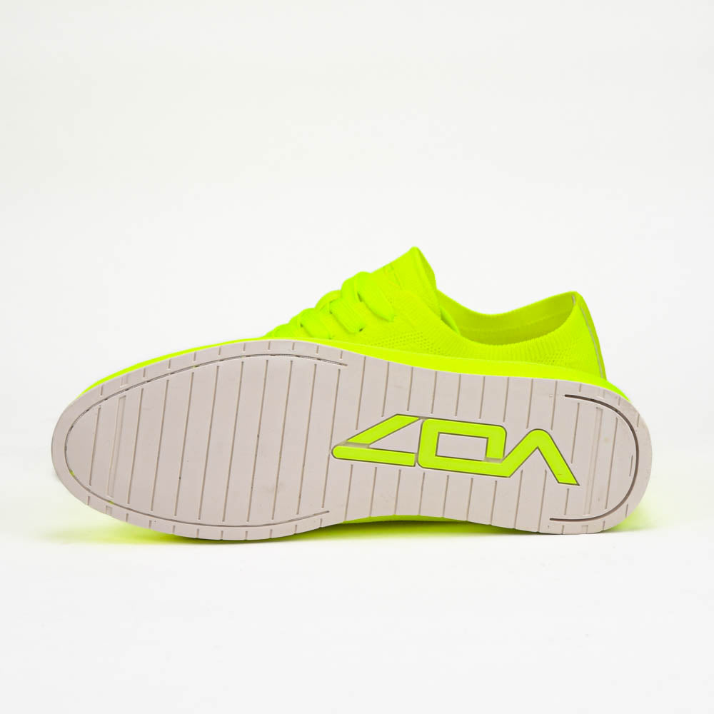 VO7 Baskets Basses Mesh Fluorescentes Homme