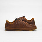 VO7 Baskets Cuir Élégantes Marron Homme