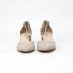 André Escarpins à Bride Daim Beige Femme