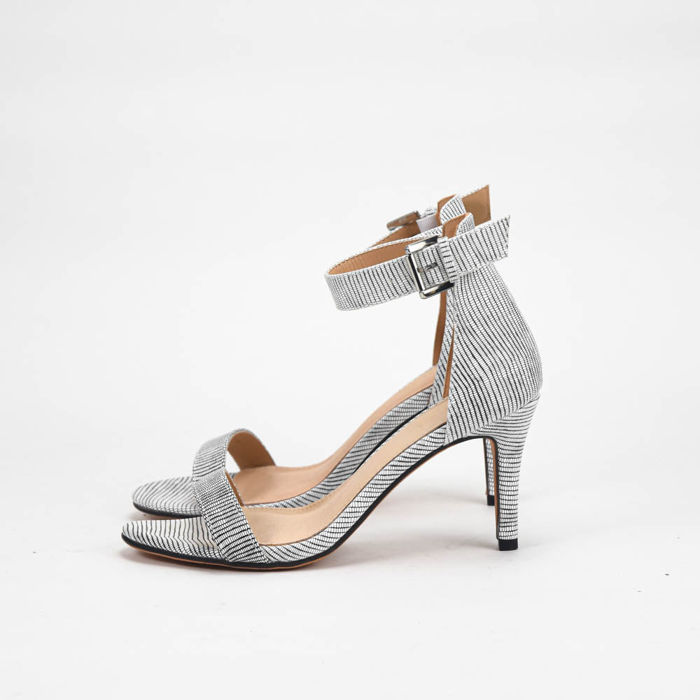 André Escarpins Sandales à Talons Rayées Élégantes Femme