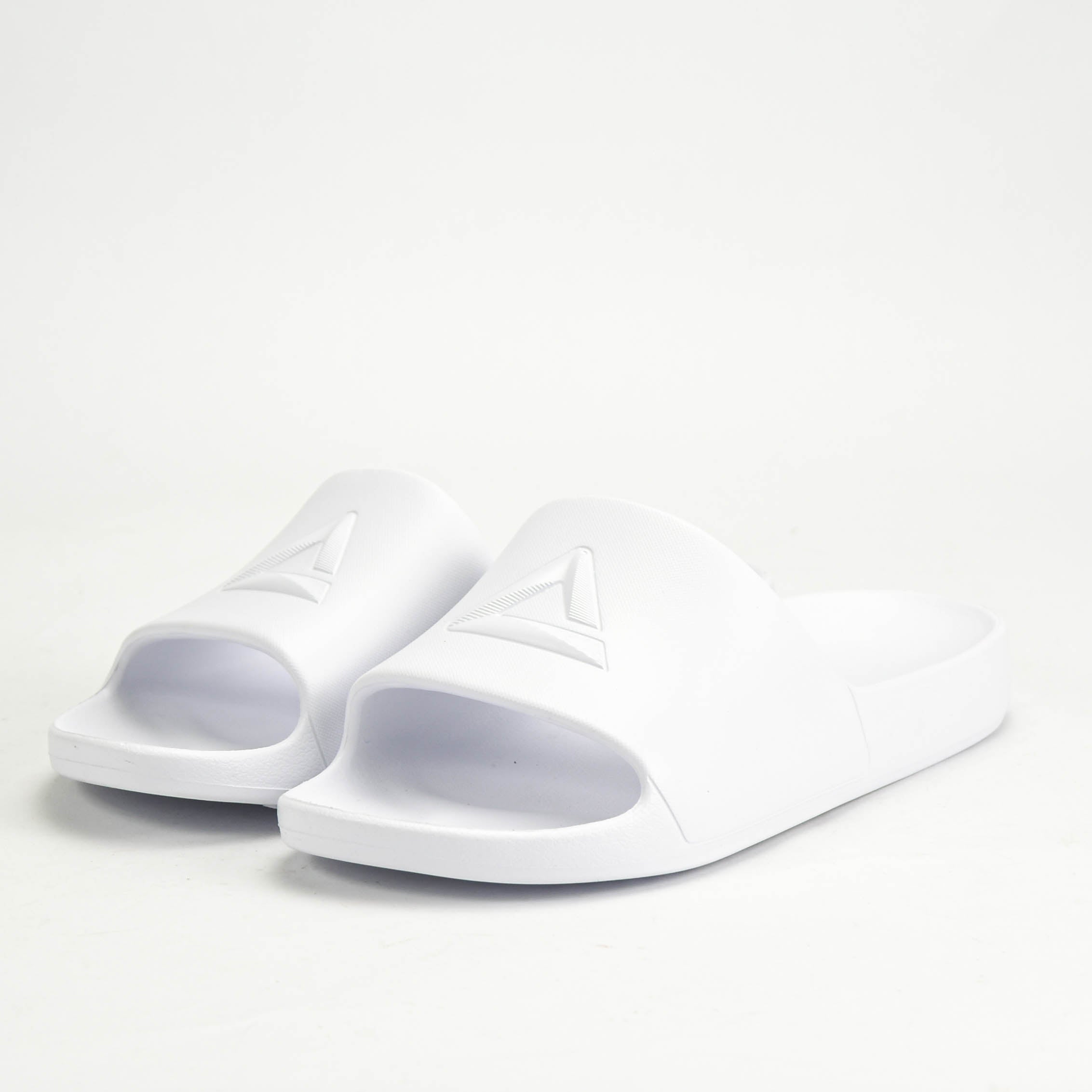 Peak Claquettes de Sport Légères Blanches Homme