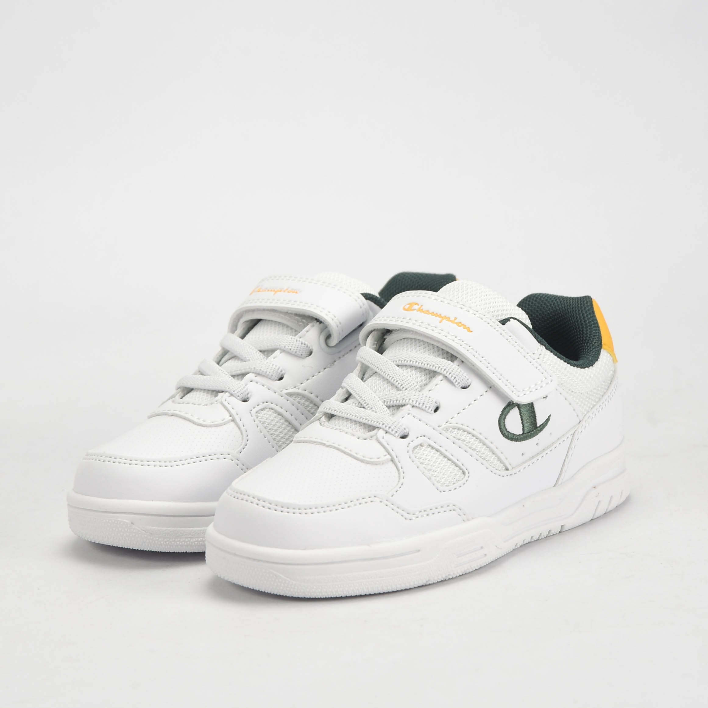 Champion Baskets Basses à Scratch Enfant Blanc