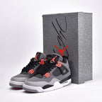 Jordan Sneakers Design Inspiré Gris et Rouge Homme