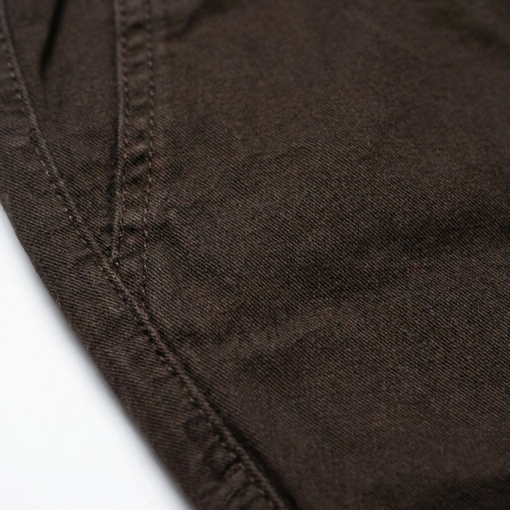DEPART Pantalon Jogger Slim Marron Homme