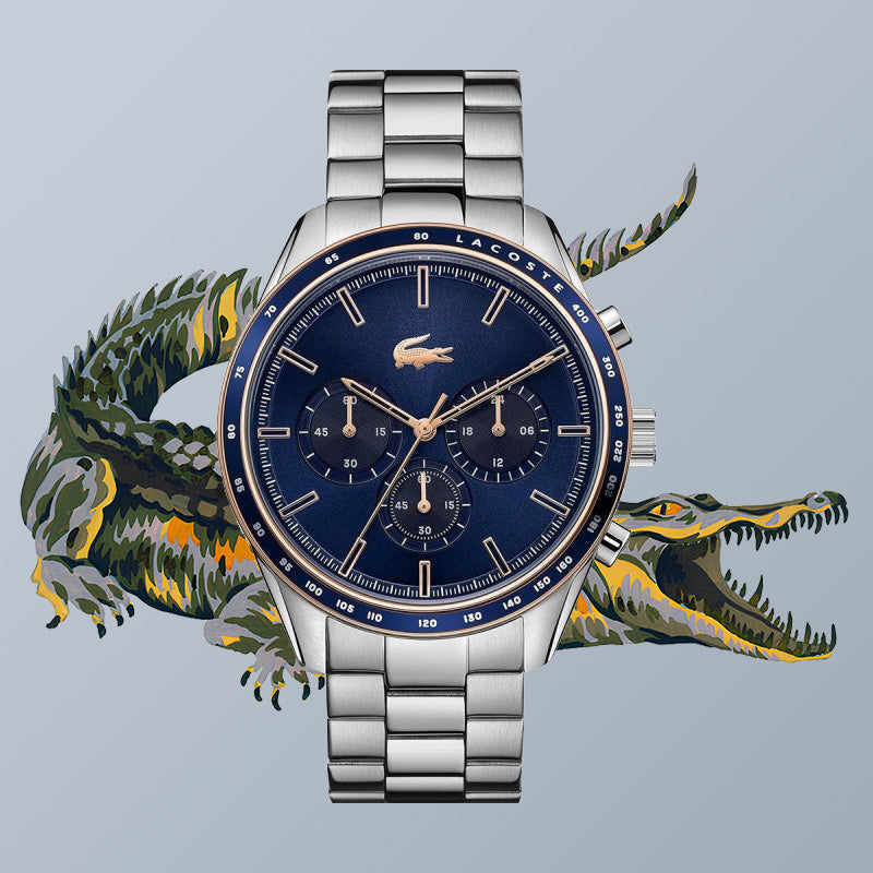 Lacoste Montre Chronographe Élégante Acier Homme