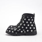 Chicco Bottines à Étoiles Argentées pour Fille