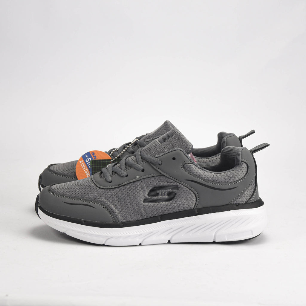 Skechers Baskets GoRun Gris Confort Homme