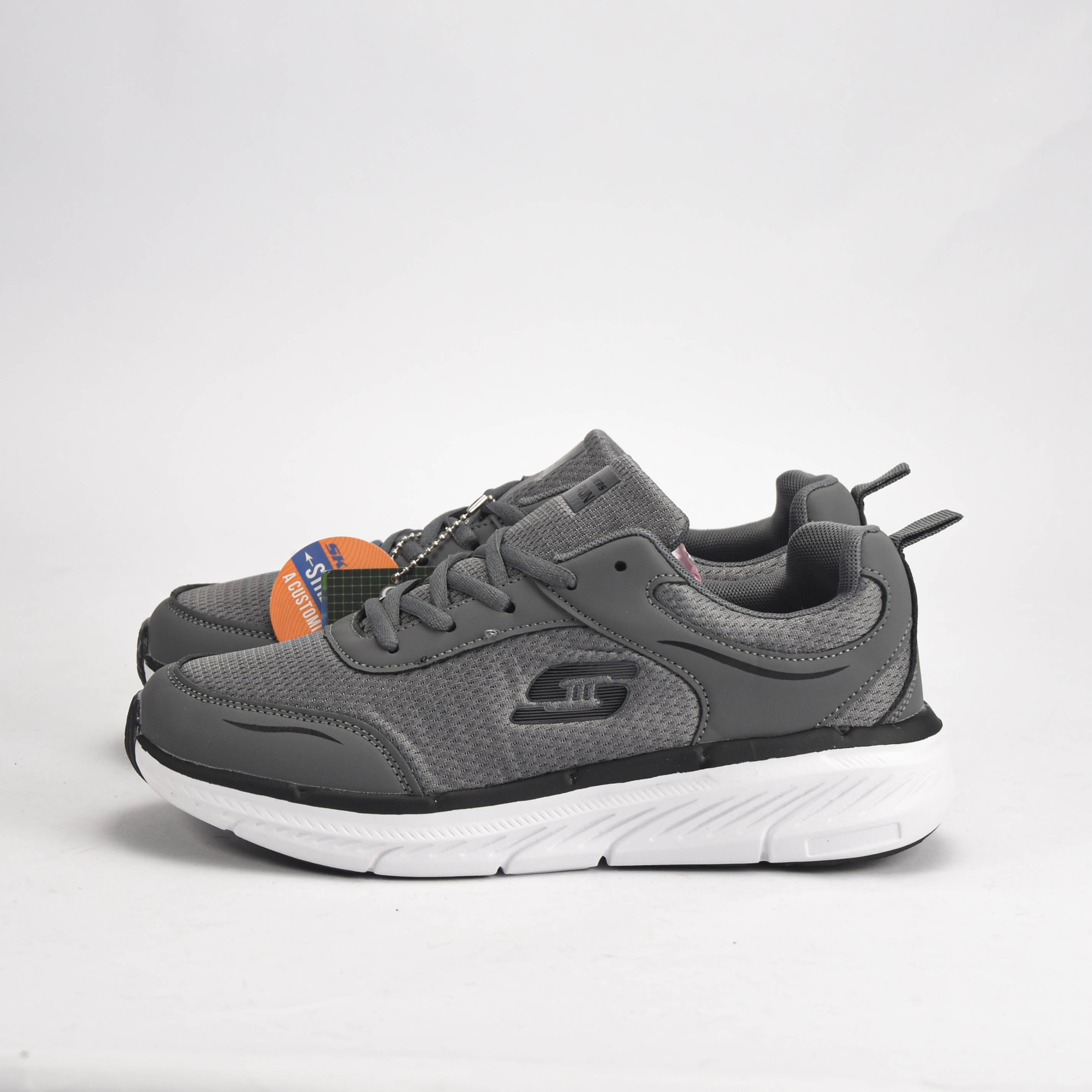 Skechers Baskets GoRun Gris Confort Homme
